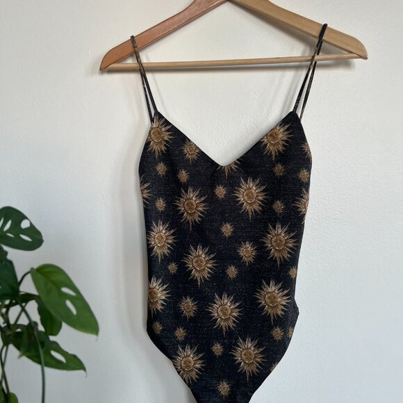 "SEA SALT" sun print one piece swimsuit (Reversible) - Size L - Picture 4 of 7